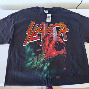 Hanes Black Slayer Graphic Tee, NWT